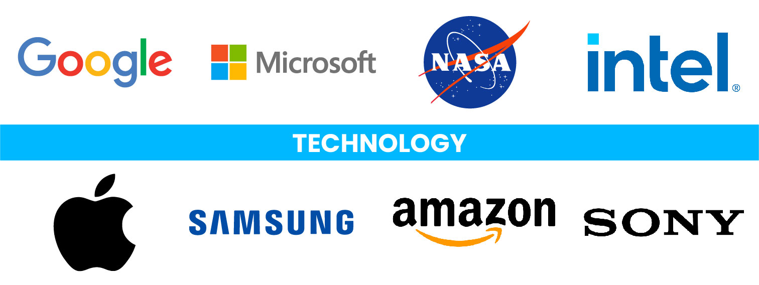 TECHNOLOGY Category Of Brand logos