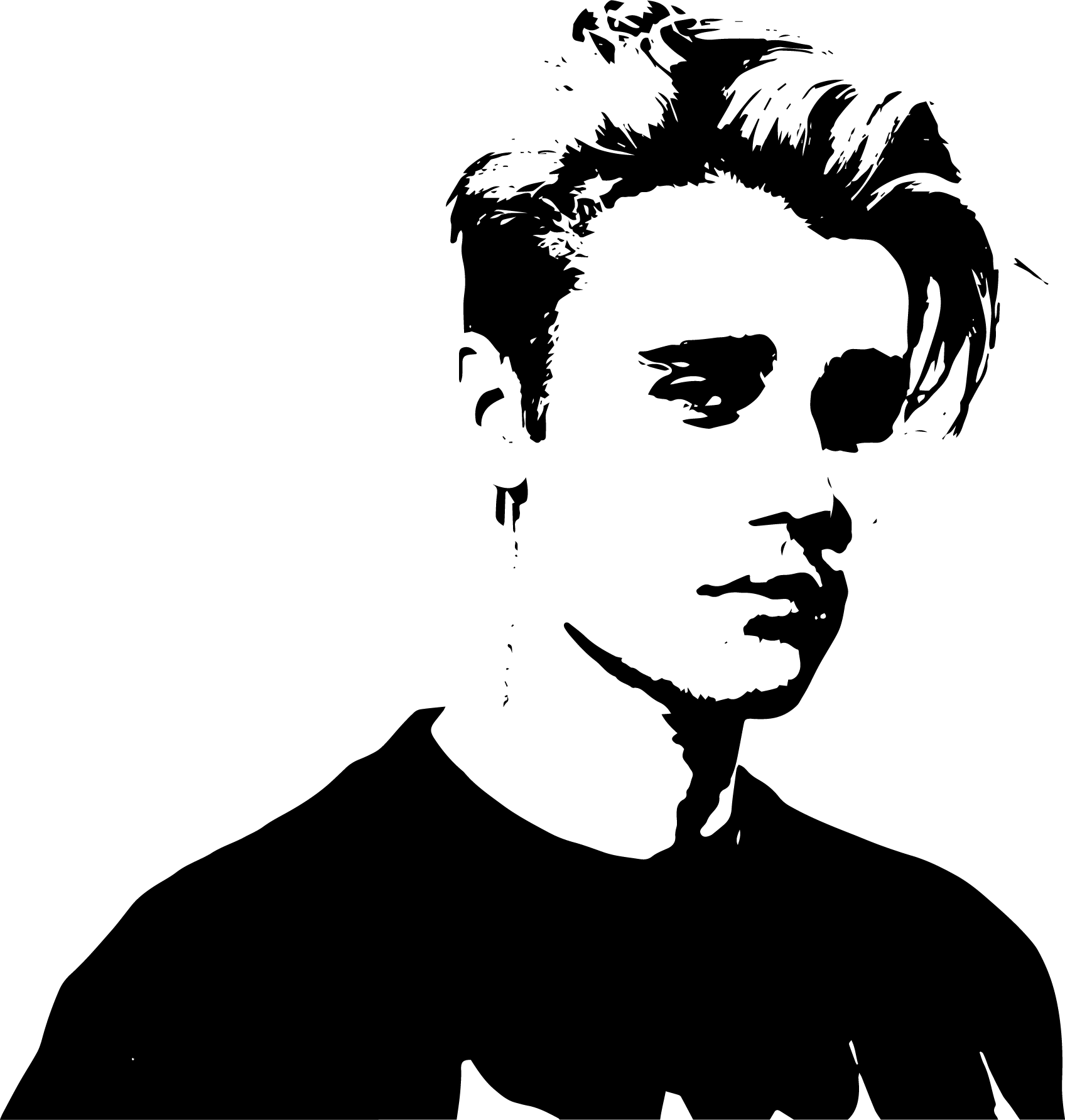 Justin-Bieber-Silhouette-logo-png