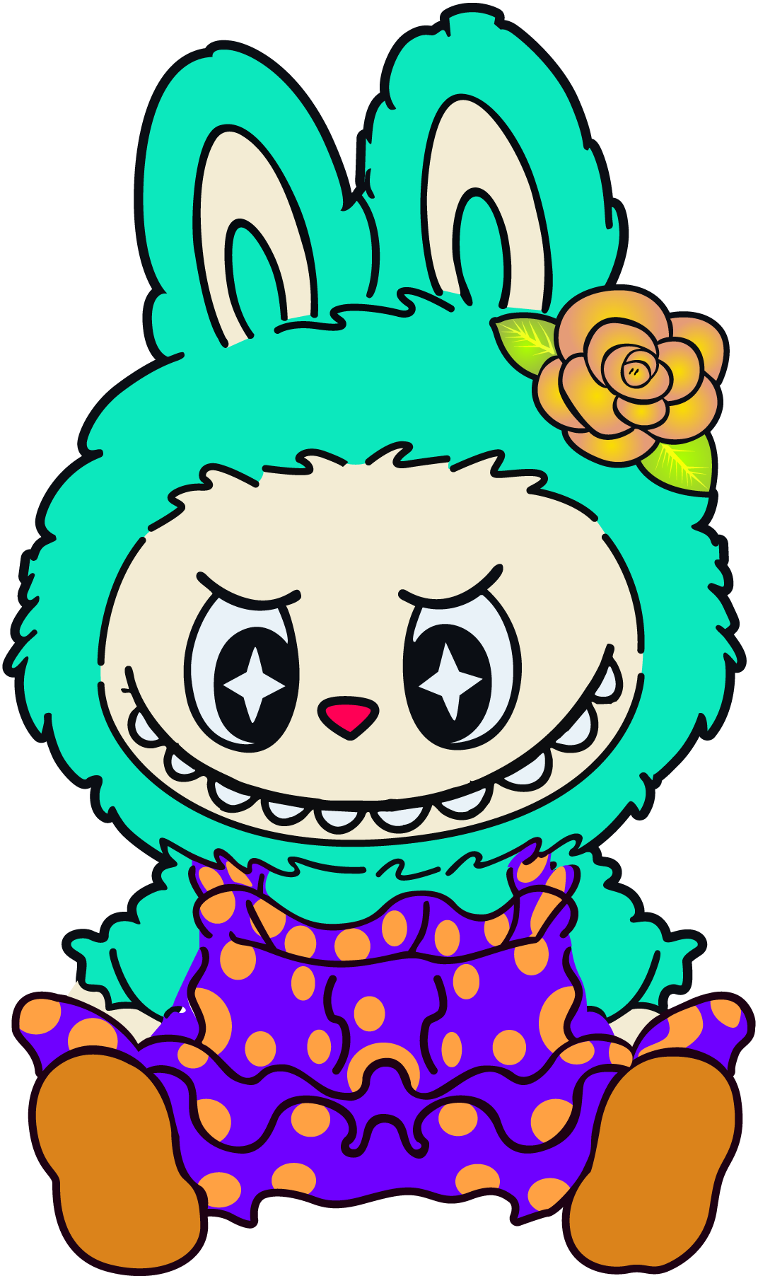 Labubu-wearing-dressPNG-SVG-Vector-logo-png