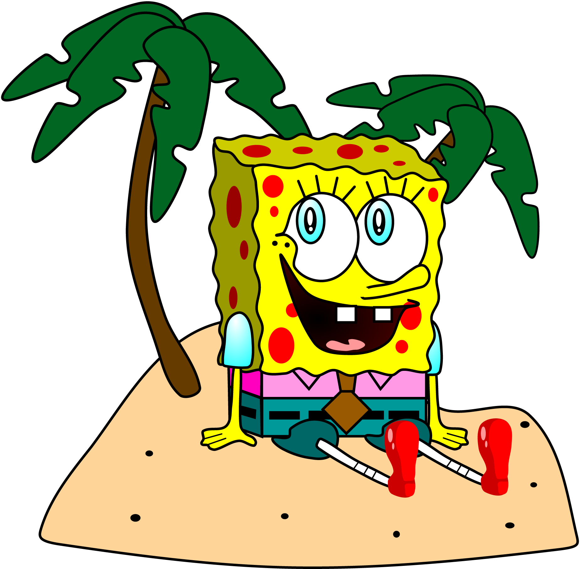 Spongebob-Palm-Tree-logo-png